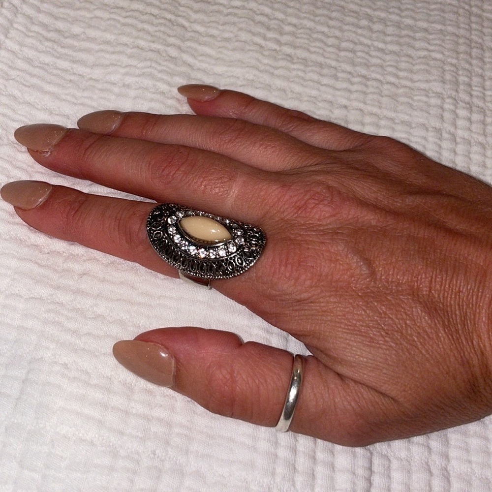 Silver Costume Jewelry Ring